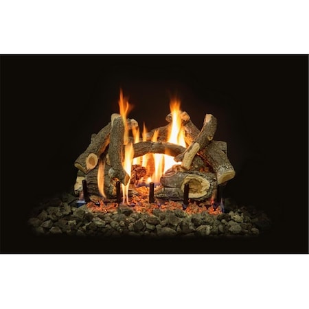 First Floor Designs Arizona Weathered Oak Charred Logs, 24 in. FI2969911